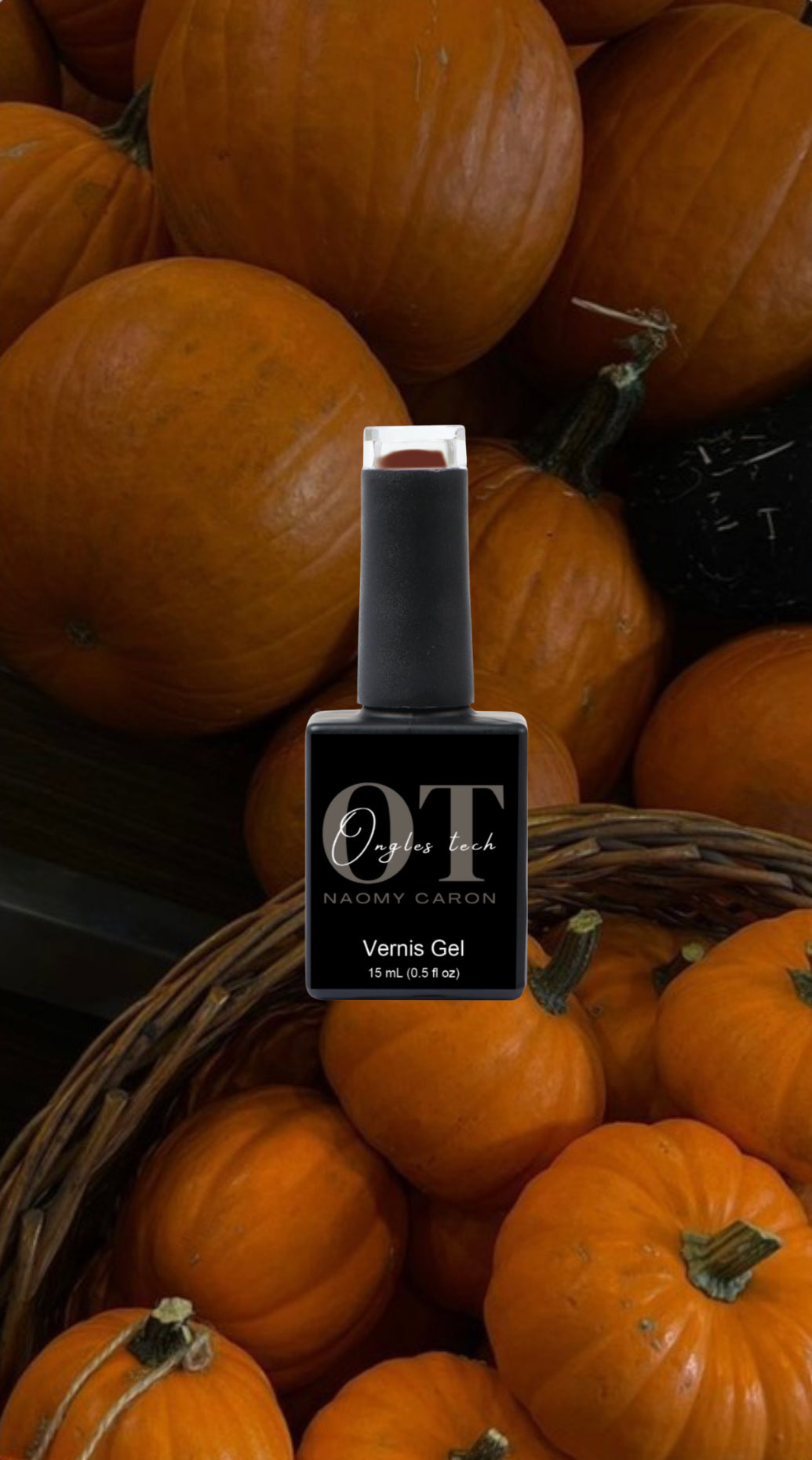 Vernis gel citrouille épicée