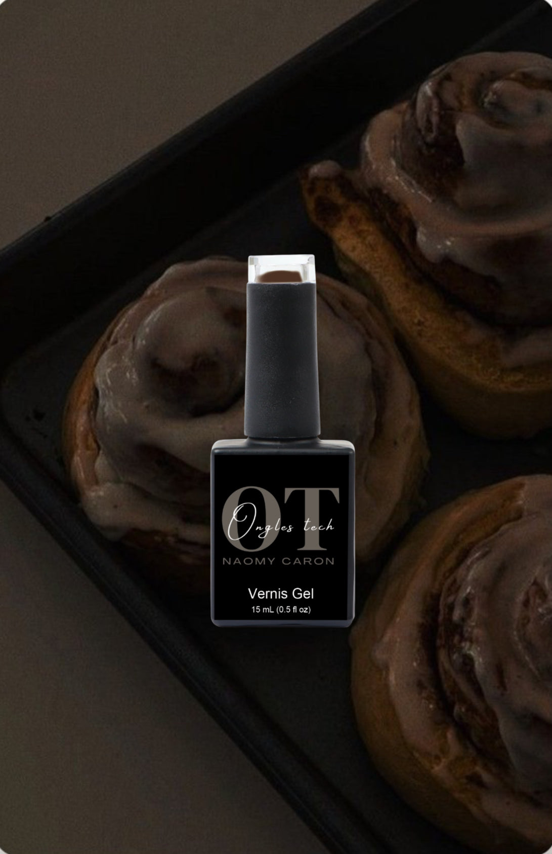 Vernis gel brioche à la cannelle