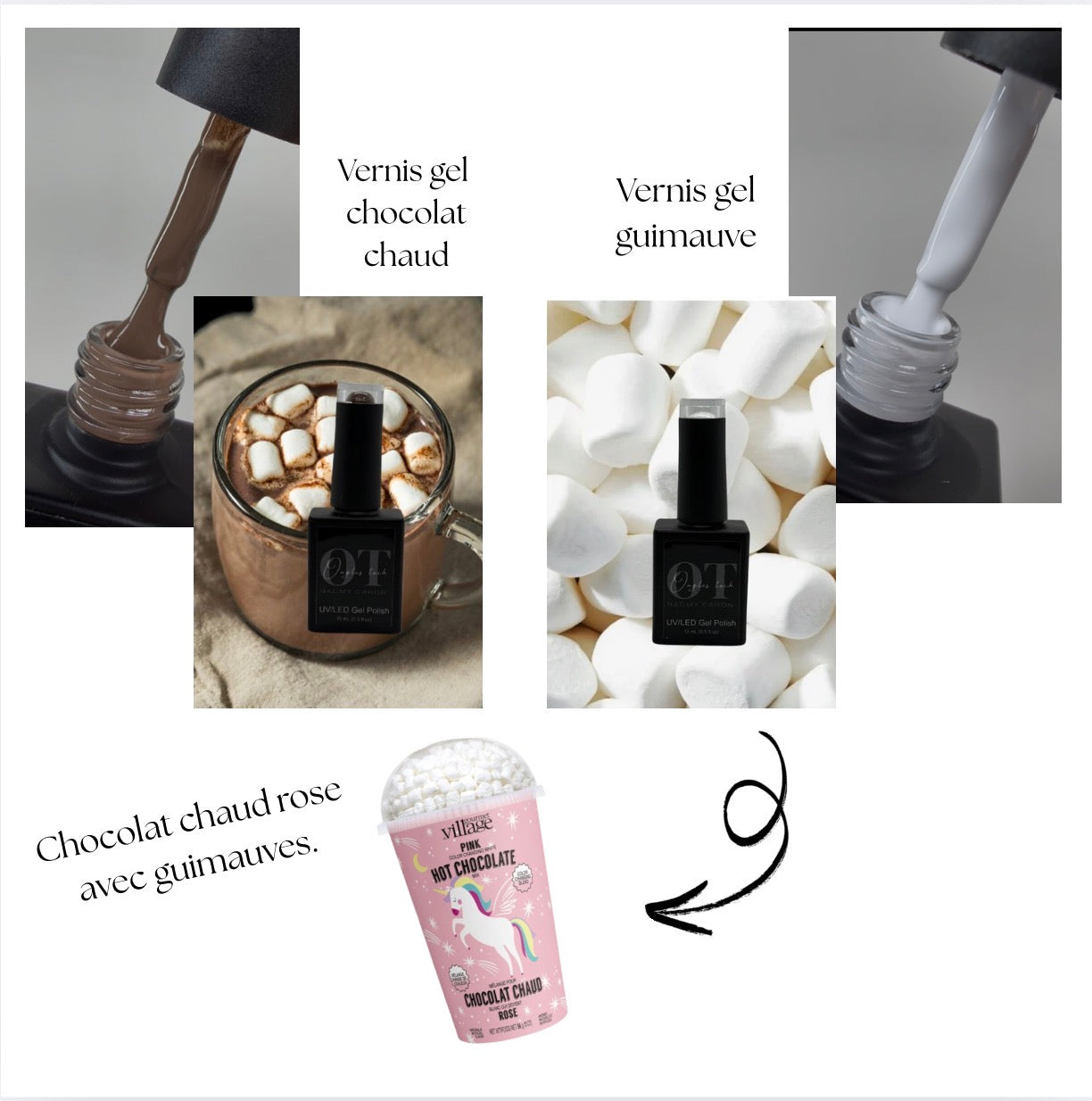 Chocolat chaud avec guimauve