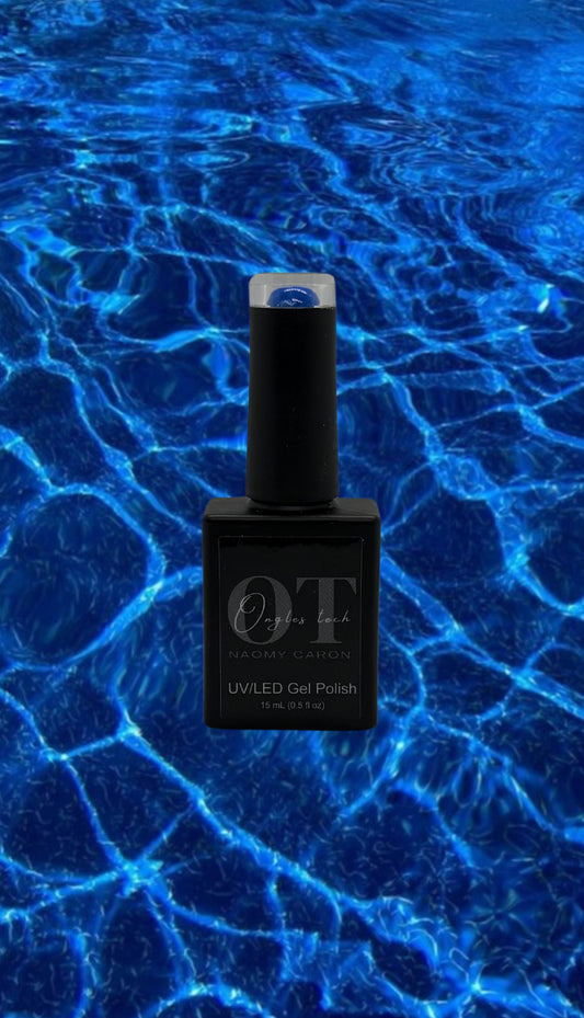 Gel polish classic blue