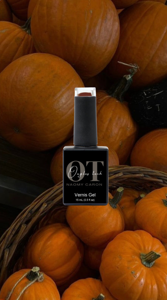 Vernis gel citrouille épicée