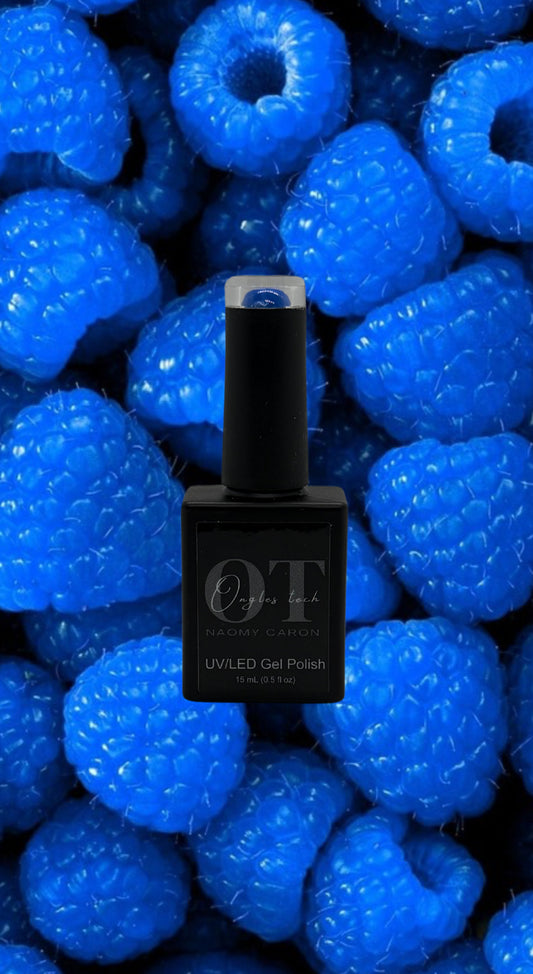 Gel polish framboise bleue