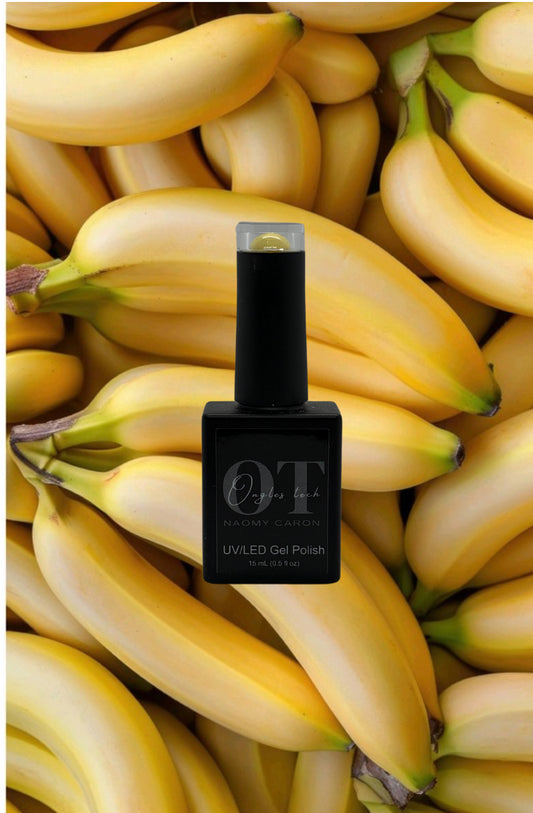 Gel polish banane