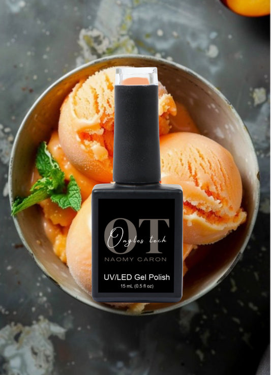 Vernis gel  sorbet à l’orange