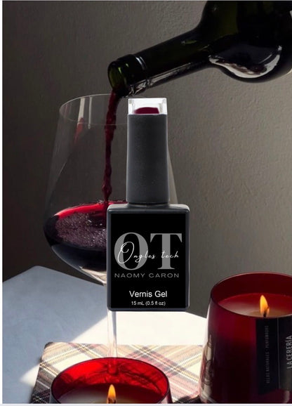 Vernis gel vin rouge