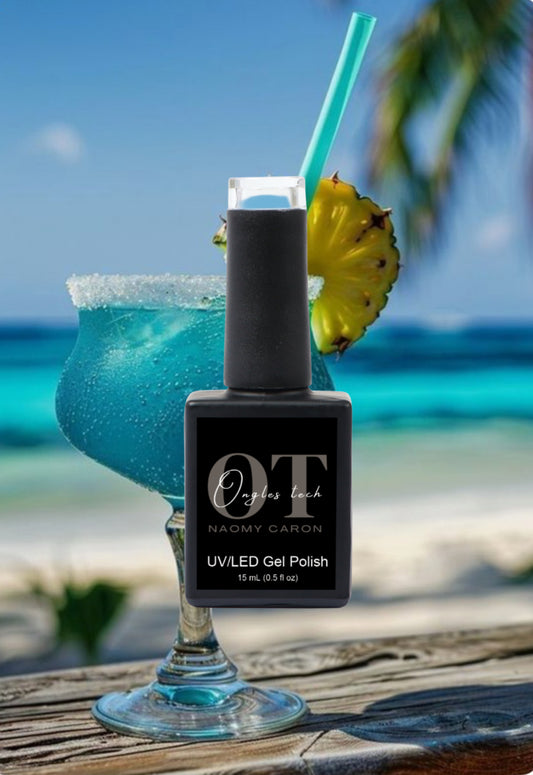 Vernis gel lagon bleu
