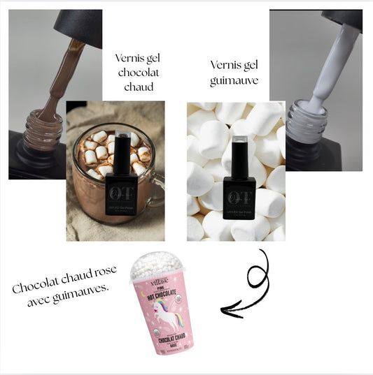 Chocolat chaud avec guimauve