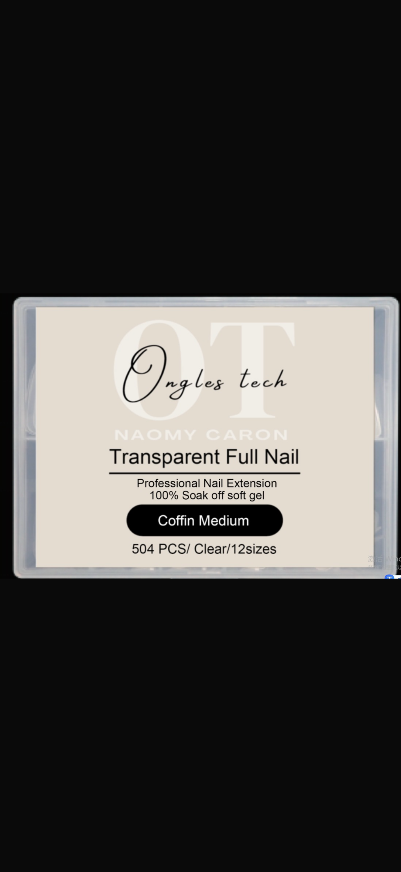 Tech Coffin Prothèse coffin medium – Ongles tech