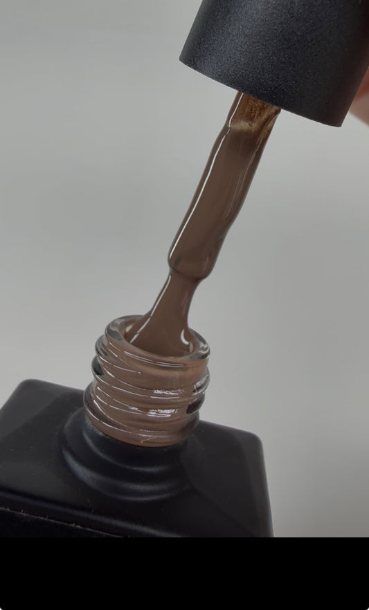 Vernis gel chocolat chaud
