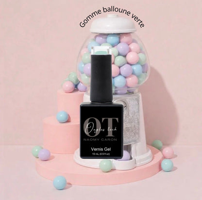 Vernis gel gomme balloune verte