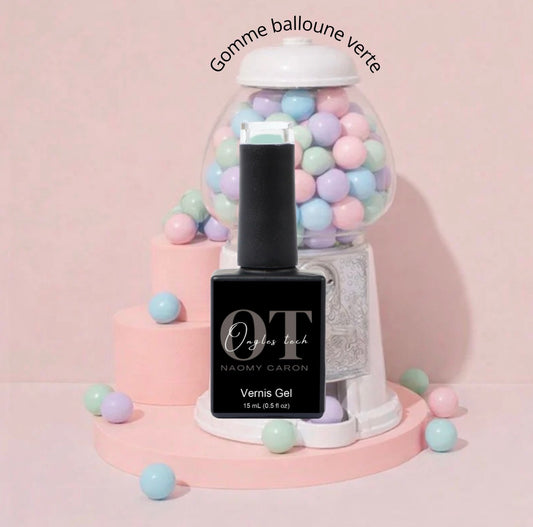 Vernis gel gomme balloune verte